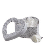 Heart-shaped box of soap leaves roses