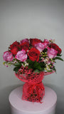 Dozen of Premium Purple & Red Roses
