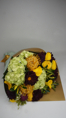 Burgundy & Yellow Bouquet
