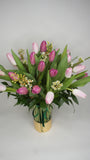 Spring Tulips In Vase