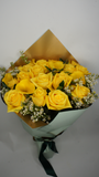 Yellow Roses & Calla Bouquet